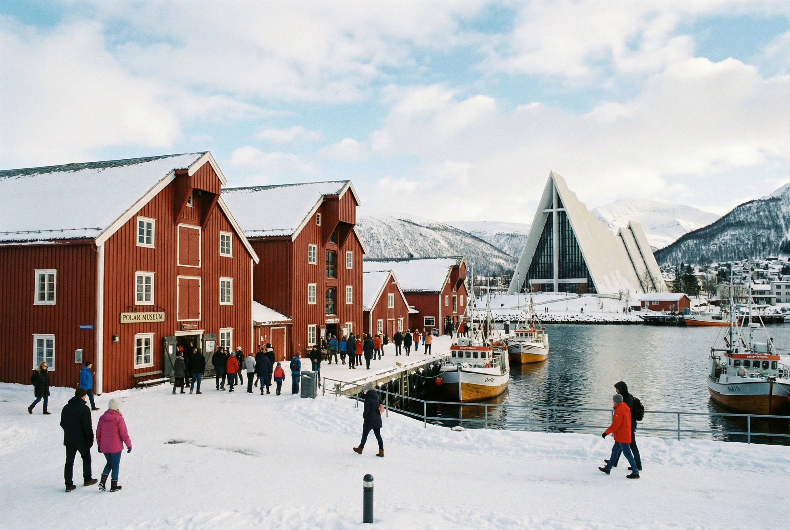 Tromsø city center attractions near Arctic Cathedral - Polar Museum and downtown